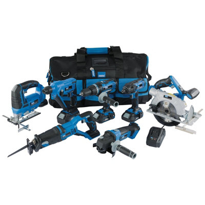 Draper Storm Force 20V 7 Machine Cordless Kit (12 Piece) 07025