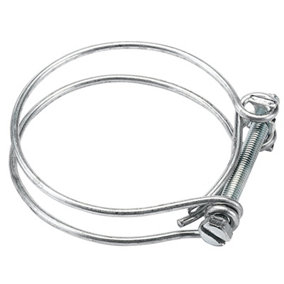 Draper Suction Hose Clamp, 50mm/2" (Pack of 2) 22599