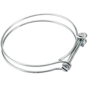 Draper Suction Hose Clamp, 75mm/3" (Pack of 2) 22601