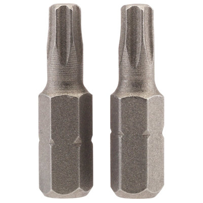 Draper T25 1/4" Hex. Draper TX-STAR Insert Bit 25mm Long x 2 66431