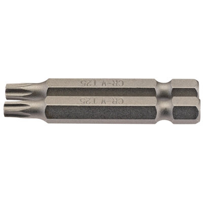 Draper T25 1/4" Hex. Draper TX-STAR Insert Bit 50mm Long x 2 66489