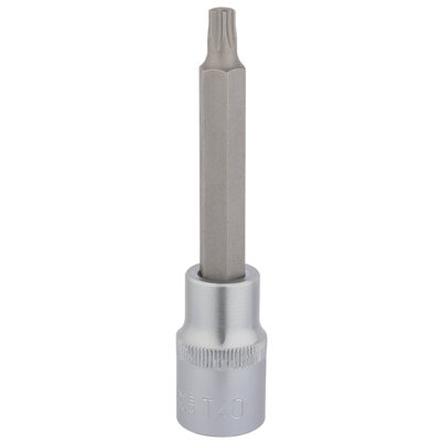 Draper T40 x 100mm 1/2" Square Drive Draper TX-STAR Socket Bit 16313