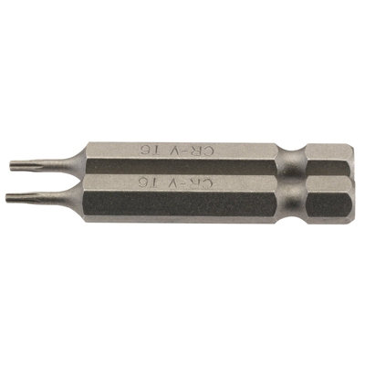 Draper T6 1/4" Hex. Draper TX-STAR Insert Bit 50mm Long x 2 66481