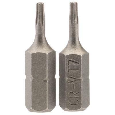 Draper T7 1/4" Hex. Draper TX-STAR Insert Bit 25mm Long x 2 66421