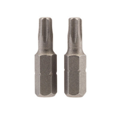 Draper T7 1/4" Hex. Draper TX-STAR Insert Bit 25mm Long x 2 66421