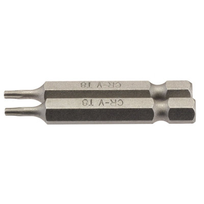 Draper T8 1/4" Hex. Draper TX-STAR Insert Bit 50mm Long x 2 66484