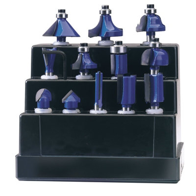 Draper TCT Router Bit Set, 1/4