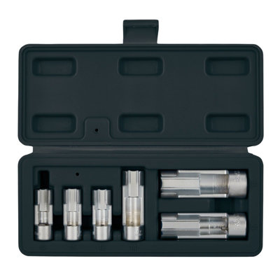 Draper Temperature Sensor Socket Set, 1/2" and 3/8" Sq. Dr. (6 Piece) 12401