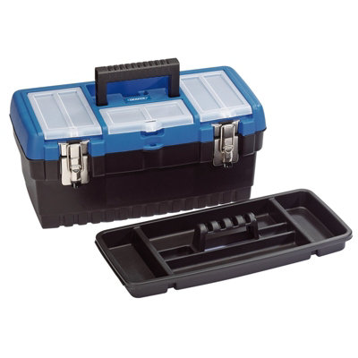 Draper  Tool Organiser Box with Tote Tray, 413mm 53878