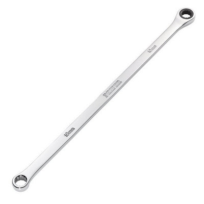 Draper Tools HI-TORQ Metric Extra-Long Double Ring Ratchet Spanner, 10mm