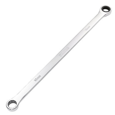 Draper Tools HI-TORQ Metric Extra-Long Double Ring Ratchet Spanner, 16mm