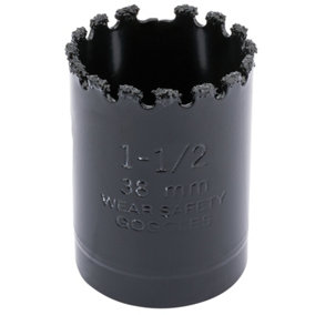 Draper Tungsten Carbide Grit Hole Saw, 38mm 34892