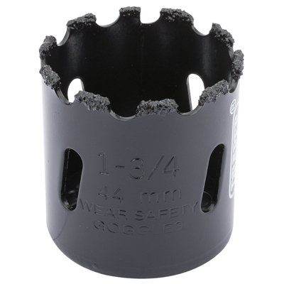 Carbide grit store hole saw