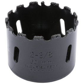 Draper Tungsten Carbide Grit Hole Saw, 60mm 34950
