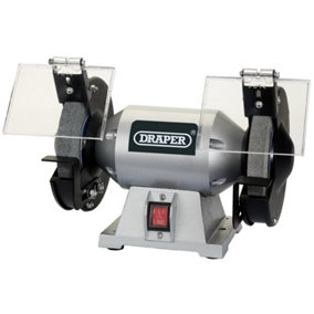 Draper Twin Bench Grinder Sharpener Sander Polishing Machine 250w 150mm 66804