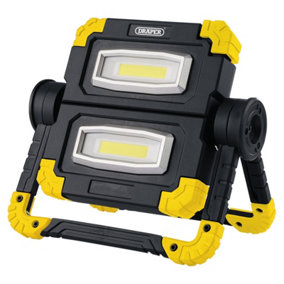 Draper  Twin COB LED Rechargeable Worklight, 10W, 850 Lumens 87696