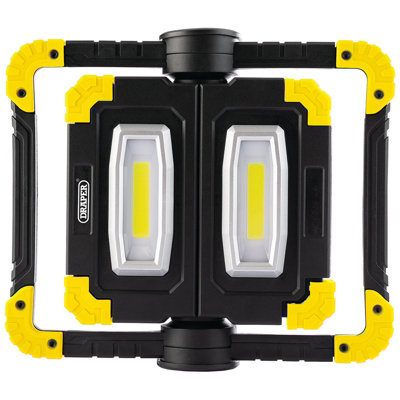 Draper Twin COB LED Rechargeable Worklight, 10W, 850 Lumens 87696