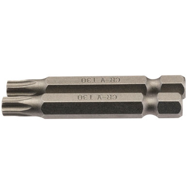 Draper TX-STAR Insert Bit, 1/4" Hex, 50mm Long, T30 (Pack of 2) 66491