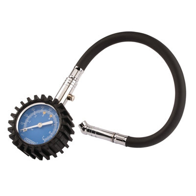 Draper Tyre Pressure Gauge, 0 - 100psi, 0 - 7 bar 91357