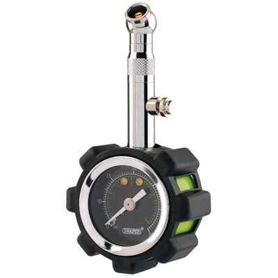 Draper Tyre Pressure Gauge TPGP, 0 60psi, 0 4 bar 91365 DIY at B&Q