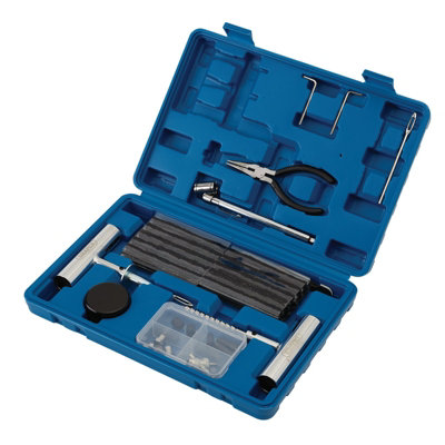 Draper Tyre Puncture Repair Kit for Tubeless Off Road Vehicles (65 Piece) 04139