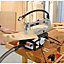 Draper Variable Speed Scroll Saw with Flexible Drive Shaft and Worklight, 405mm, 90W 22791