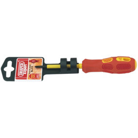 Draper VDE Approved Fully Insulated Cross Slot Screwdriver, No.0 x 60mm (Display Packed) 69221