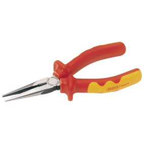 Draper VDE Approved Fully Insulated Long Nose Pliers, 160mm 69174