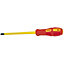 Draper VDE Approved Fully Insulated Plain Slot Screwdriver, 5.5 x 125mm (Sold Loose) 69219