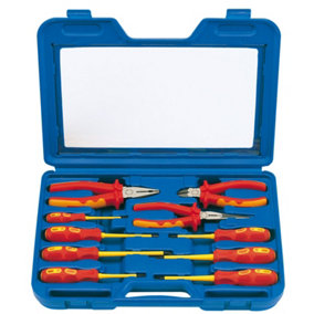 Draper  VDE Approved Fully Insulated Pliers and Screwdriver Set (10 Piece) 71155