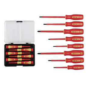 Draper  VDE Approved Fully Insulated Screwdriver and Precision Screwdriver Set (14 Piece) 28028