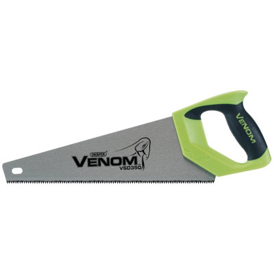 Draper Venom First Fix Double Ground Tool Box Saw, 350mm, 7tpi/8ppi 82198