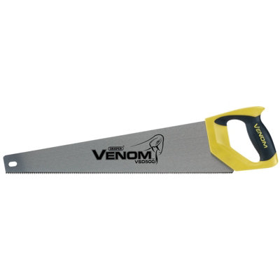 Draper Venom Second Fix Double Ground Handsaw, 500mm, 11tpi/12ppi 82195