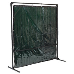Draper Welding Curtain with Metal Frame, 6' x 6' 28406