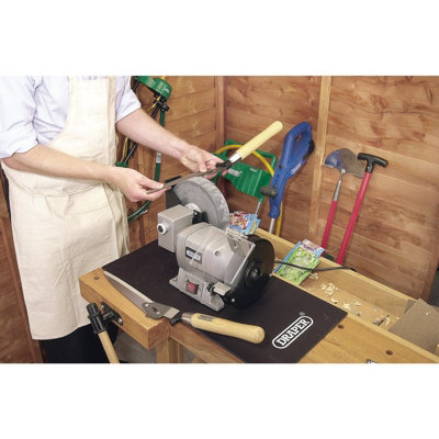 Draper Wet and Dry Bench Grinder, 250W 78456