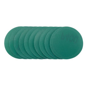 Draper  Wet and Dry Sanding Discs with Hook and Loop, 50mm, 400 Grit (Pack of 10) 01070