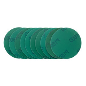 Draper  Wet and Dry Sanding Discs with Hook and Loop, 75mm, 1500 Grit (Pack of 10) 08111