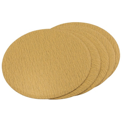 Draper White Aluminium Oxide Sanding Discs, 150mm, 80 Grit (Pack of 5) 83867