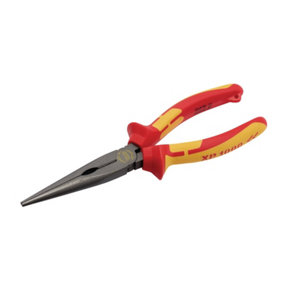 Draper  XP1000 VDE Long Nose Pliers, 200mm, Tethered 99068