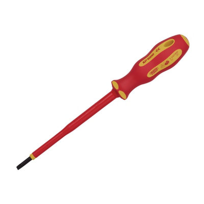 Draper  XP1000 VDE Plain Slot Screwdriver, 3.5 x 100mm 64413