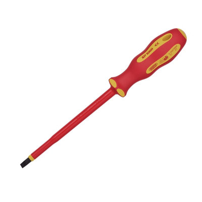 Draper  XP1000 VDE Plain Slot Screwdriver, 6.5 x 150mm 64422