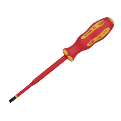 Draper  XP1000 VDE Slimline Plain Slot Screwdriver, 5.5 x 125mm 02161