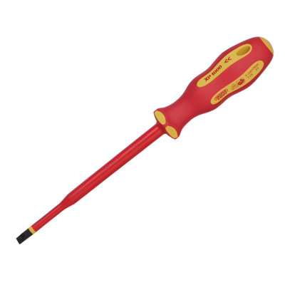 Draper  XP1000 VDE Slimline Plain Slot Screwdriver, 6.5 x 150mm 02162