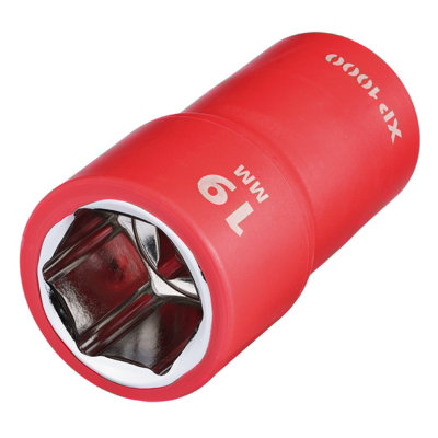 Draper XP1000 VDE Socket, 1/2" Sq. Dr., 19mm 17982