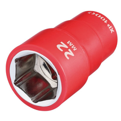 Draper XP1000 VDE Socket, 1/2" Sq. Dr., 22mm 18041