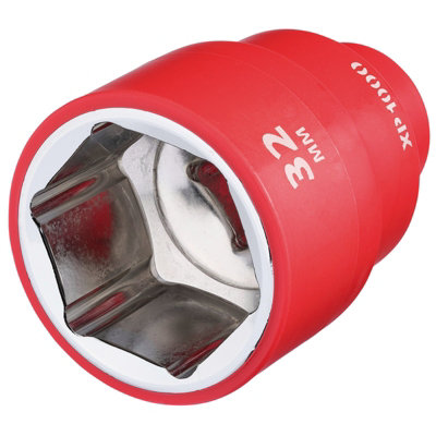 Draper XP1000 VDE Socket, 1/2" Sq. Dr., 32mm 18046