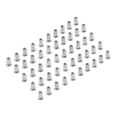 Draper Zinc Plated Threaded Insert Rivet Nuts, M4 x 0.7mm (Pack of 50) 04051