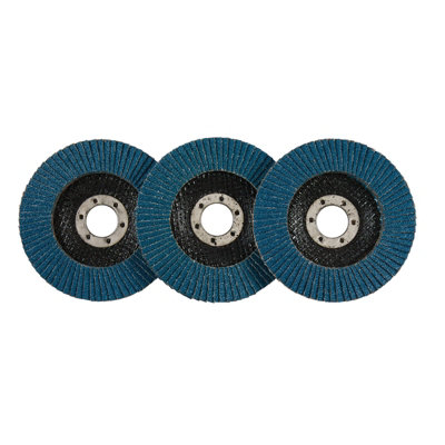 Draper  Zirconium Oxide Flap Discs, 115 x 22.23mm, 40 Grit (Pack of 10) 84096