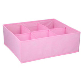 Drawer Organizer Storage Box - Pink