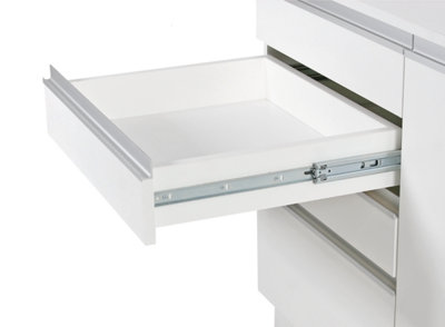Drawer runners - Full extension - solid metal ball bearing 35 kg - 300mm